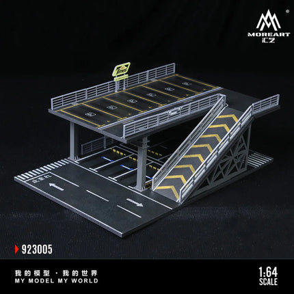 TimeMicro+MoreArt 1:64 Steel Frame Platform Stereoscopic Parking Space Scene Model