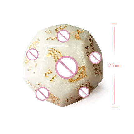 Sex Toys For Couples Luminous Sexual Posture Dice Set Bdsm Erotic Fetish Intimate Games Gear Adult Supplies Exotic Accessories