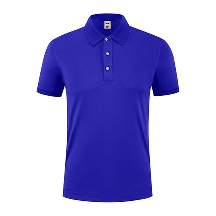 2026 Summer Men's Red Short-Sleeved Polo Shirts, Fashion Casual Pullover, 21 Colors Available T-Shirt
