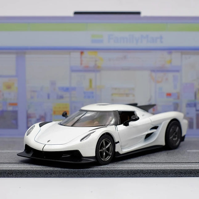 kinsmart Koenigsegg Jesko Absolut Alloy Diecast Car Model 1/36 Toy With Pull Back For Children Gifts Toy Collection