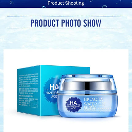 BIOAQUA Hyaluronic Acid Moisturizing Face Cream  Collagen Facial Cream Improve Firming Brightening Essence Skin Care 50g