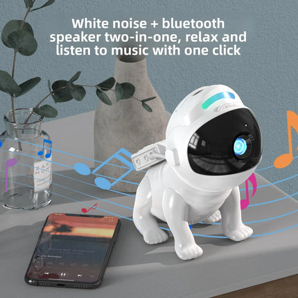 2026 New Space Dog Galaxy Moon Projection Light Bluetooth Speaker Dynamic Star Light Star Top Ambient Light