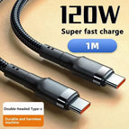 120W silver 1m