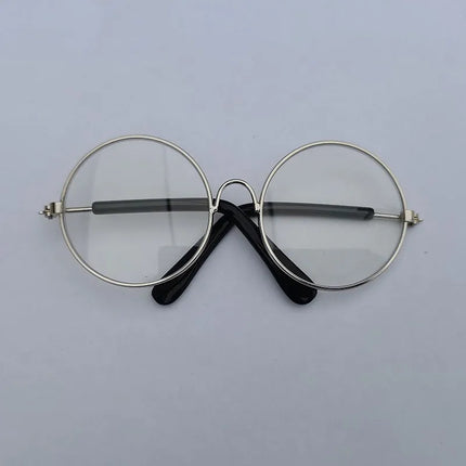 Lovely Vintage Round Pet Sunglasses Reflection Eye wear glasses For Small Dog Cat Animal Photos Props Accessories