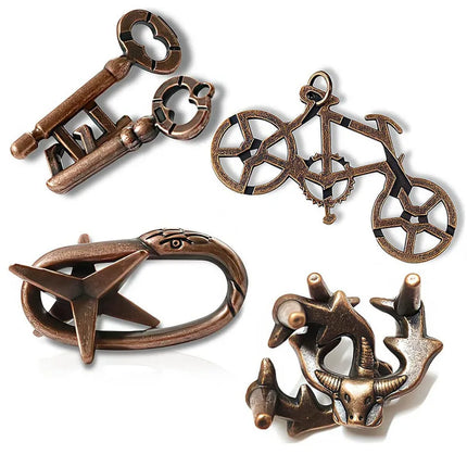 Metal Puzzle Toys For Children Adults Rompecabezas Metalico 3D IQ Brain Teaser Casse Tete Juguetes Y Aficiones игрушки для детей