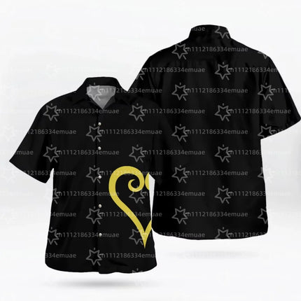 2026 Gengar Pattern Pokemon Button Up Hawaiian Shirt Leisure Dry Quickly Men's Shirt Kid's Clothing Tee Top Women's Clothing