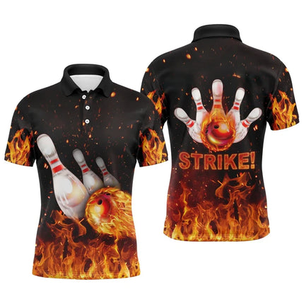 Bowling Game Jersey New Design Men Women Lapel Short Sleeve Polo Shirt Cool Graffiti Graphic Funny Personality Custom Top 2025