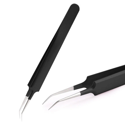 High Quality Eyelash Tweezers Ultra Fine Tip Improved for 3D 6D Lashes Extensions Tweezer Eyelash Pincette Professional Russian