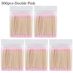 500pcs-Double Pink