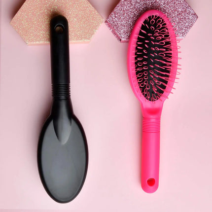 Loop Wig Brush Hair Extension Brush Hair Pieces Toupees Weaves Brush for Brushing Styling Detangling Natural and Synthetic Hair