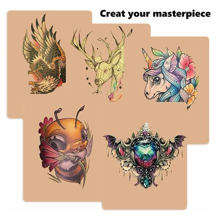 3MM Tattoo Practice Skin Silicone Fake Skin Double-Sided Synthetic Leather Permanent Makeup Tattoo Beginner Training Skin