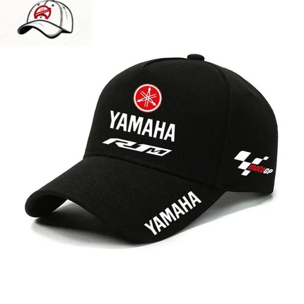 Yamaha R1M Motorcycle Racing Hat Men Leisure Cotton Baseball Sun Fleet Daily Training Sunscreen Hat Fashion Hat with Visor