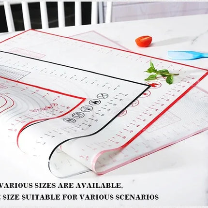 Silicone Baking Mat Kneading Pad Dough Mat Pizza Cake Dough Maker Kitchen Cooking Grill Non-Stick Gadgets Bakeware Pastry Mat