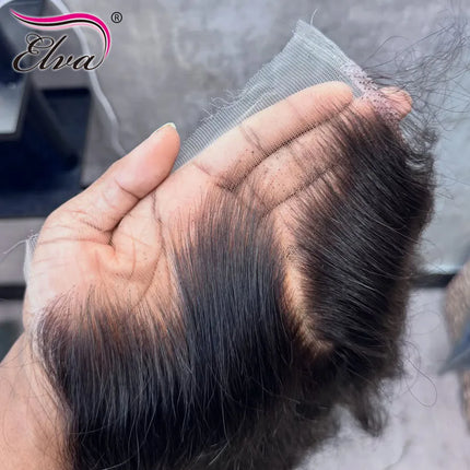 Ultra Fitted Skinlike 13x6 Real HD Lace Frontal Only Straight &Body Wave Human Hair HD Transaprent Lace Remy Hair Melt Skins HD Lace Closure Pre Plucked Small Knots Ultra Thin HD