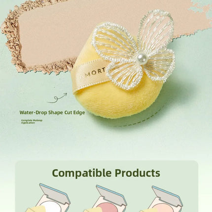 Artist Series Mini Finger Sponge Waterdrop Shape Peach Shape Hydrophilic Polyurethane Dry Sponge for Makeup Application