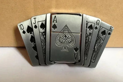 Creative Men's Belt Lighter Metal Belt Buckle Small Tool Cigarette Accessories Personalized Fashion Smoking Gift