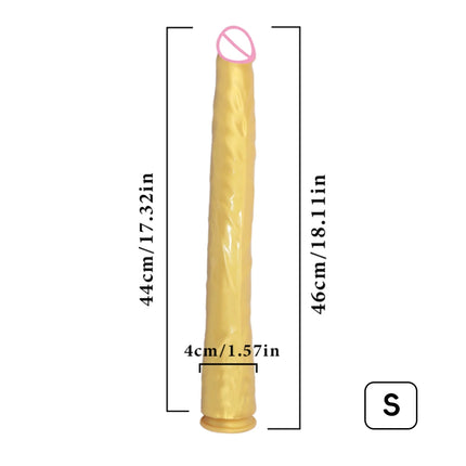 Extra Long Butt Plug Realistic Dildo Head Thread Silicone G-Spot Stimulator Vagina Masturbator Adult Sex Toys For Women Men Gay