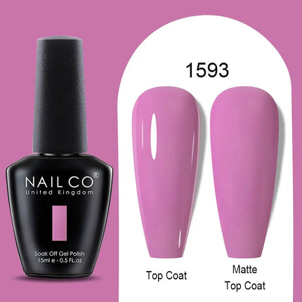 NAILCO Winter Series Color Gel Nail Polish 15ML Semi Permanent Soak Off Gel Varnishes Super Texture Gorgeous Nail Manicure Art