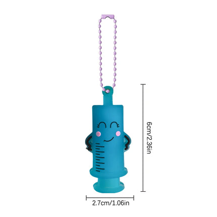 /KQM/Ampoule Bottle Opener Keychain Syringe-Shaped Cutter Nurse Doctor Aid Medication Vial Breaker Tool