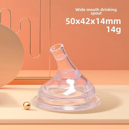 Liquid Silicone Nipples Pacifier Baby Bottle Replacement Head Drinking Head Straw Can Put Gravity Ball 100% Bpa Free