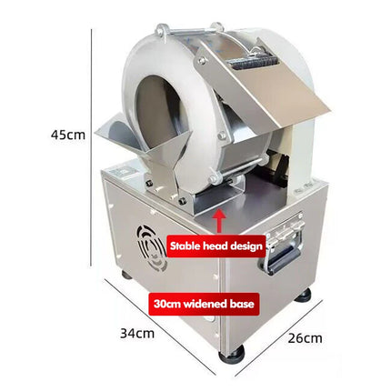 Electric Commercial Practical Potato Carrot Slicer Potato Radish Slice Vegetable Food Shredder Vegetable Multi-function Shredder