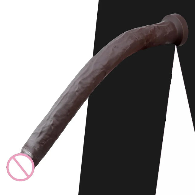 Realistic Long Dildo Penis Anal Vaginal Stimulator Liquid Silicone Dildos Sex Toys for Women Lesbian Couples Men Gay Adult Anal