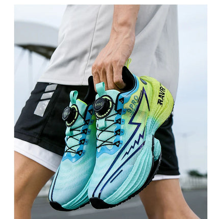 2025 New Men's Running Shoes Cushioning Carbon Plate Racing Marathon Athletic Shoes Comfortable Non-slip Sports Tennis Shoes