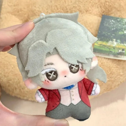 Cartoon Identity V Doll Keychain 10cm Plush Cotton Doll Pendent Explorer Composer Mercenary Anime Figure Keyring Fans Gifts