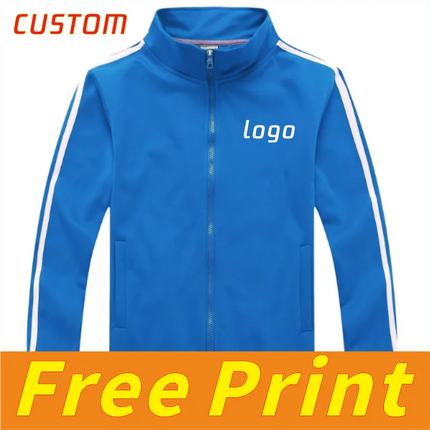 Customized logo logos for men's and women's outdoor sportswear, spring and autumn cardigans, jackets, personalized customization