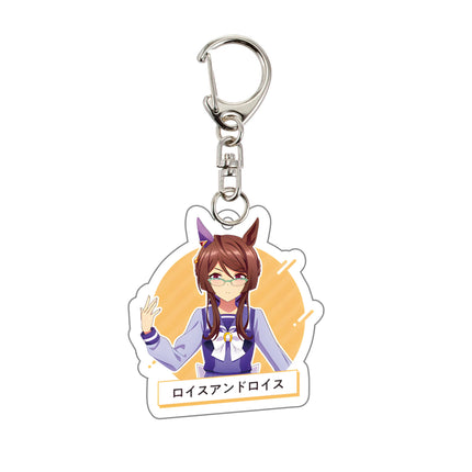 Fans gifts Anime keychains Acrylic Stand Ornaments Uma Musume Pretty Derby Oguri Cap Silence Suzuka Agnes Tachyon Clear Bliss