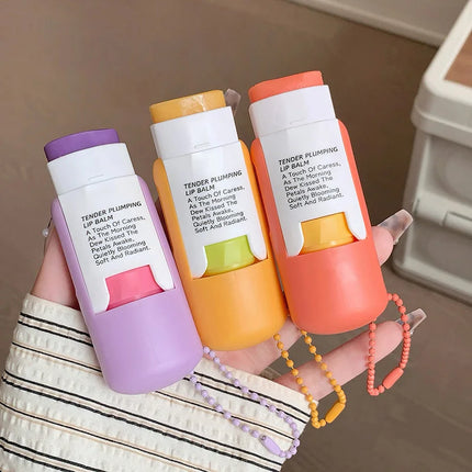 Gegebear Delicate and Moisturizing Lip Balm, Colorless Lip Care, Summer Moisturizing and Hydrating, Lipstick Primer, Lip Balm for Beauty, Moisturizing and Repairing, Anti-Dry and Anti-Cracking, Refreshing and Non-Sticky, Long