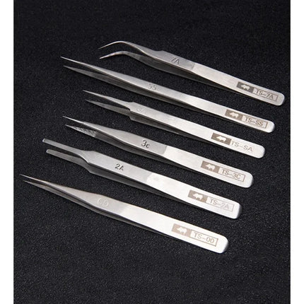 Japan RHINO Tweezers (TS-00/2A/3C/7A/SA/SS) - Precision, for Watch/Phone/Electronics/Jewelry Repair, Hand Tool