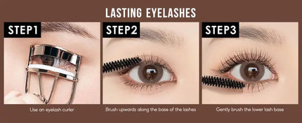 CARSLAN Multi Effect 3D Mascara Curling Volume Lashes Thick Lengthening Eyelashes Extension Waterproof Long-wearing Makeup
