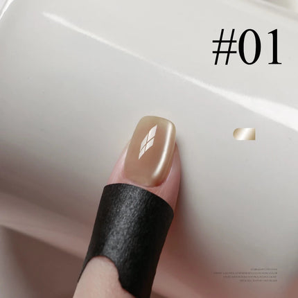 WS 10ML Silk Nude Crystal Cat Eye Gel Polish Magnetic Nail Polish Holographic Pink Cat Eye Gel Nail Polish Gel Gel Varnish