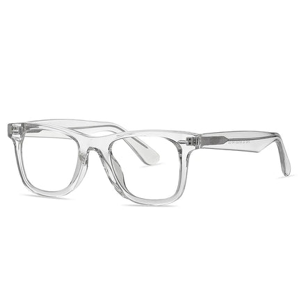 JMISUS Photochromic Optical Eyeglasses for Daily Life Women Men Square Frame Prescription Lenses Lightweight Comfortable Wear
