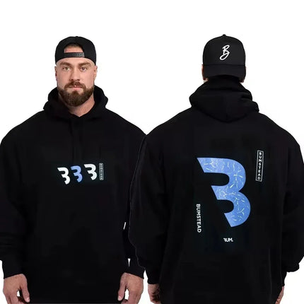 Autumn and Winter Gym Men's Hoodies Thavage Muscular Men CBUM  Gym Hoodies CBUM Fitness Joggers CBUM