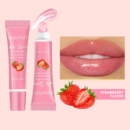 24PCS Flower and Fruit Lip Balm set moisturizes, improves lip condition and moisturizes Valentine's Day gift party gifts