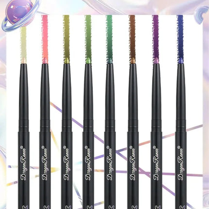 Chameleon Eyeliner Gel Pen Waterproof Shiny Chrome Eye Shadow Liner Pencil Glitter Pearl Green Gold Lying Silkworm Eyes Makeup