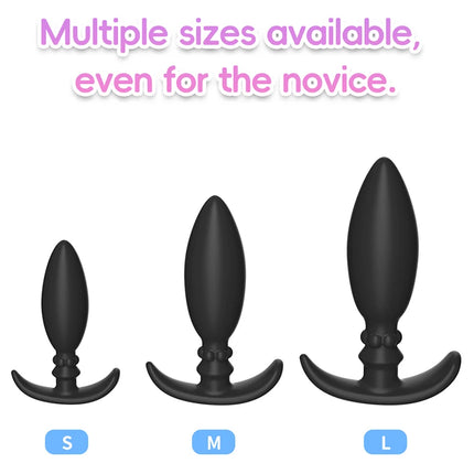 Silicone Metal Rolling Bead Anal Plug Wearable Butt Plug Stimulation Anus Masturbator G-Spot Massage Bdsm Sex Toys for Man Women