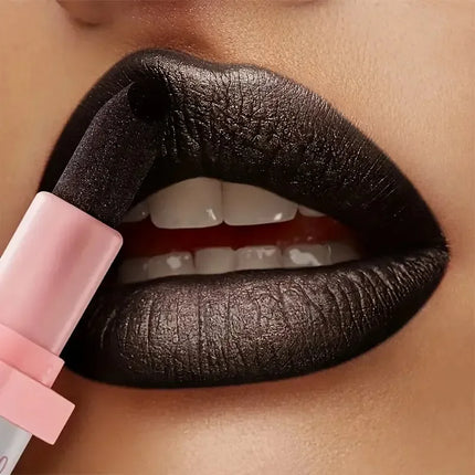 Waterproof Shimmer Lipstick, Pearlescent Long Lasting Lip Color, Moisturizing Plumping Lipstick for Glam Night Out