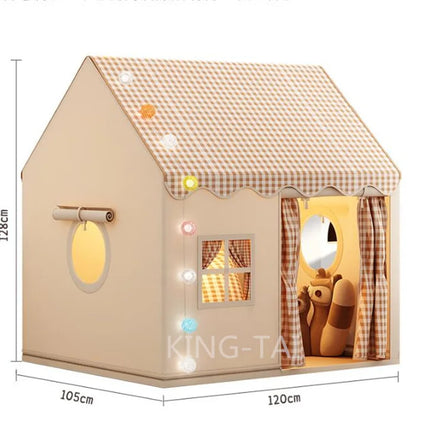 Kid Toys Tent Princess Castle Play House Cubby Children Small House Folding indoor Play tent Baby Tent Solid Frame No Light Ball