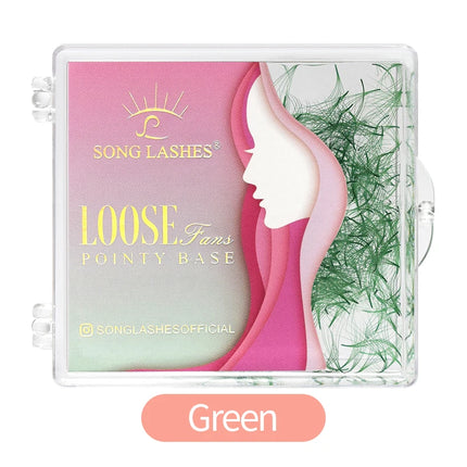 Ultra Speed Fans 6D/0.07/Mix/CorD/Pink Brown purple green etc Color Promade Volume Fans Lashes Pointy Base Loose Premade Fans