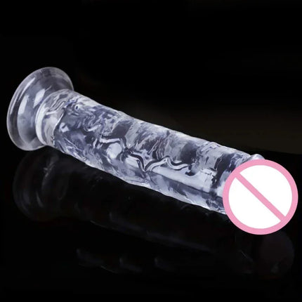 Transparent Realistic Penis Female Masturbator Clitoral Stimulator Big Dick Penis Butt Plug G Spot Sex Toys For Women Sex Shop18
