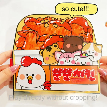 Quiet Book Creative Doudou Book Handmade DIY Children's Toys Development Hands on Ability Girl's Birthday Gifts