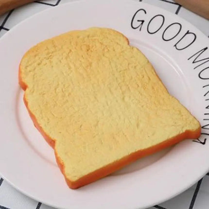 Stretch Squeezing Simulation Bread Squeeze Toy Fake Food Model Simulated Food Breakfast Squeeze Sensory Toys Toast Cake Elastic
