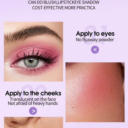 Colorchanging Blush and Lip Balm Dual Applicator Stick Keeps Makeup in Place, Provides Natural Temperature-changing Blush Effect