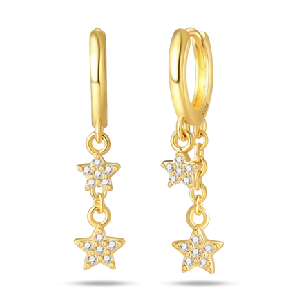 925 Sterling Silver Gold Pearl Hoop Earrings Pave Large Circular Shape Earring Gift for Women Jewelry Anniversary Wedding