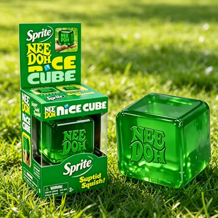 Sprite Limited Nee Doh Nice Cube Squishy Toy Stress Squishy Toy Soft Squeeze Fidget Toy for Office Anxiety Relief  Adults Gifts
