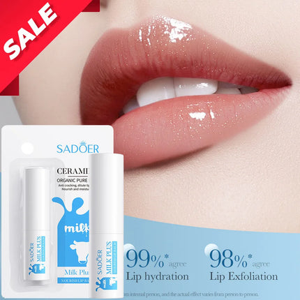 Ceramide Milk MoisturizingLip Balm Moisturizing Anti Cracking lipstick Deep Nourishing  Hydrating Lips Skin Care