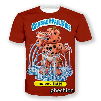 Cartoon Garbage Pail Kids Graphic T-shirts 3D Print Kid Anime Tees Fashion Men Women Short Sleeve O-Neck Tshirt Harajuku Y2k Top